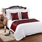 300TC Plain Satin Queen Size Cotton Bed Duvet Cover For Hotel