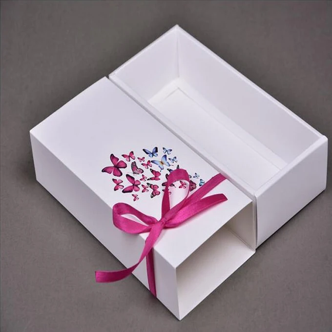 packaging box drawer kraft wig packaging paper box beautiful