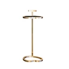 Light luxury small side table stainless steel living room round sofa simple modern round tea table