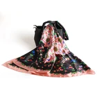 polyester chiffon satin wholesale new silk long custom scarf women ladies shawl