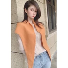 Lady Scarf Woman Winter Autumn Custom Chunky Knit Fashion Triangle Instant Shawl