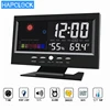 Multi-functional Desktop Forecast Weather Station Desk Digital Table Alarm Radio Clock