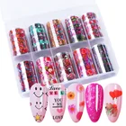 Art Sticker 2020 Valentine's Day Nail Art Decals Full Transfer Foil Nail Foil For Nail Art Sticker