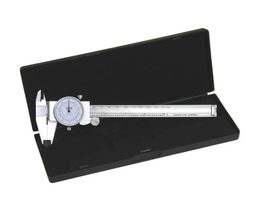 量具 游标卡尺   product name 6" / 150mm dual reading scale