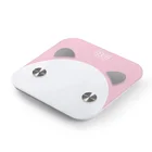 Base Electronic Fat Scale Full ABS Base LED Display BLE 4.0 Cute Bear Animal Body Fat Scale Mini Electronic Weighing Scale