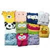High Quality Bulk Wholesale Animal Baby Hooded Towel Bamboo , 2019 New Product Kid Shower Bathrobe Washcloth With Hooded Design