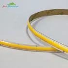 Cob曲げ可能なテープライトcobフレキシブル高密度ledストリップ2700k ledロープライト24v 12v 5メートルサインチャンネルレター