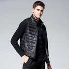 2019 Men Winter down vests Outerwear Warm Denim Coats New Men Wool Liner Thicker Winter vests