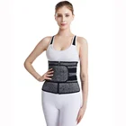 Women Shapewear Waist Shaper Hot Waist Trainer Sweat Belt Body Shaper For Women Adjustable Zipper Shapewear