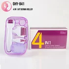 private label titanium microneedle rolling system derma roller 4 in 1 titanium
