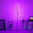Led Tree Led Tree Bolylight 6ft208L Cherry Blossom Xmas Purple Led Light Christmas Decoration Tree