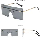 2020 Fashion Brand Designer Sun glasses Big Square Oversized Shades Sunglasses