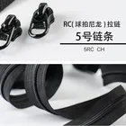 y 5RC nylon chain zipper & zipper chain for bags kk