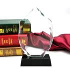 Wholesale new design custom blank crystal trophy and awards With Engraved Logo