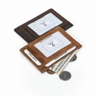 Mini Wallet New Design Rfid Mini Wallet Genuine Leather Waterproof Mens Money Clip Card Holder