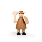 Wood Crafts Nordic Style Danmark Wooden Animal Figurines Wood Doll Figures Home Decor Ornaments Crafts Boy Toys Hobbies