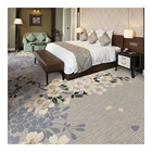 Different patterns nylon floral print carpet roll for hotel