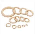 Wooden Rings Circle Crafts For Ring Pendant and Connectors Jewelry Making