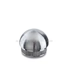stainless steel dome plastic end cap for tubes 16" pipe cap end