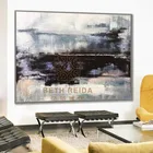 Abstract Oversize Black And White Art Large Oil Painting Living Room Wall Picture Decoration