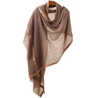 Wholesale Tassel Cotton Feeling Women Scarf Muslim Hijab Lady Edge Scarf