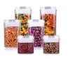 Hinrylife Food Preservation Box set-6 pieces, durable plastic-does not contain bisphenol A-suitable for cereals, nuts, fruits