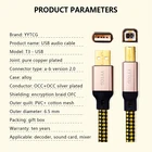 Usb Audio Usb YYTCG 2FT/3FT/5FT HIFI USB Cable DAC A-B Alpha OCC Digital AB Audio A To B High End