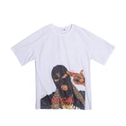 Factory OEM Service 100% Cotton Men Custom T Shirt Silk Printing men's t shirt