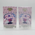 Mega custom label printed high chew soft candy pouch flat plastic pouch packaging for candy stand up pouch for candy