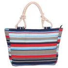Faster Floral Printing Wholesale Fashion Handbag Beach Bags Canvas Floral Print Tote Bag
