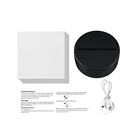 Lamp Base Led Lamp Base Factory Wholesale USB Cable Touch 3d LED Light Holder Lamp Base