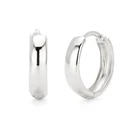Packaging Customization Silver Jewelry Manufacture 14K 18K Gold Vermeil Huggies 925 Sterling Plated Bold Hoop Earrings