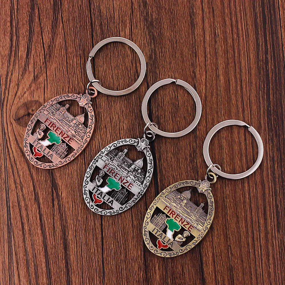 Hong Kong Key Ring /& Fridge Magnet Set