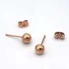 Style Earring Earrings Simple Style Fashion Ball Stud Earring Silver Bead Earrings Jewelry For Women