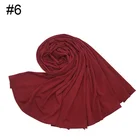 Plain Scarf Scarf Factory 10 Colors Muslim Hijiab Ladies Soft Wrap Plain Scarf Fashion Large Size Headscarf
