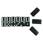 Dominos Domino Set Dominoes Domino Classic Black Dominos With White Paint Domino Set From Dominoes Factory
