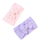 Cute Baby Girls custom Nylon Infant bow elastic Hair Headband