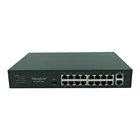 Switch Ethernet 16 Port Network Gigabit POE Switch 2 Gigabit Ethernet Port POE Switch Module Ethernet