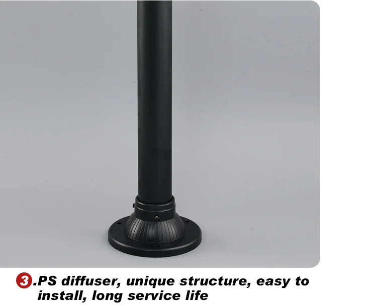 New Design Outdoor Lighting Decorative IP54 Garden Pillar Lights