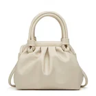 Simple Designer Bags Ladies Fashion Simple Design Pleated Single Shoulder Bags Cloud Bag