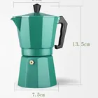 Wholesale price green color small cappuccino coffee maker for sale
