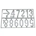 Chrome Plated Shiny Letter Alphabet Metal Car Logo Badge For Wholesale