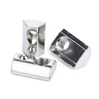 Nut M3 M4 M5 M6 M8 M10 EU Standard Half Round T Slot Nut For Aluminum Profile