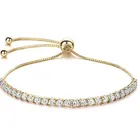 Vintage engraved adjustable women zirconia Jewelry 925 Sterling Silver bracelets