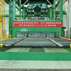 Steel plate sand blasting machine / sand blasting and painting machine