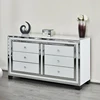 SWT Fuzhou mirrored furniture home decor supplier factory wholesale mirrored chest of drawers