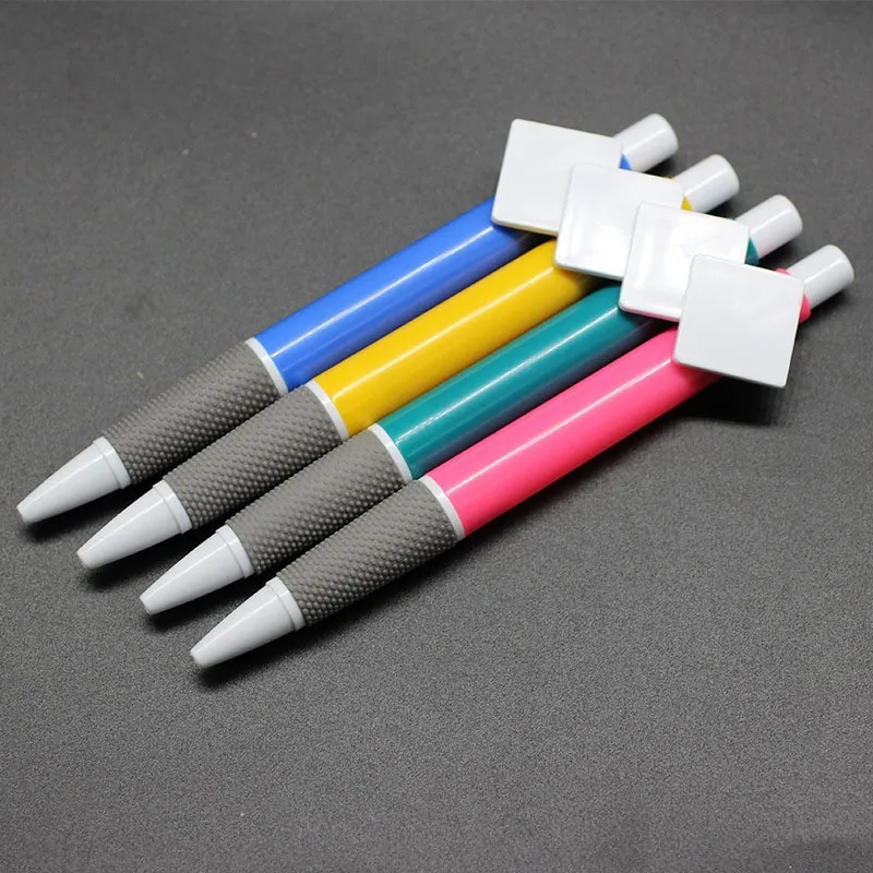 Wholesale Custom Logo Advertising Ballpoint Pen Simple Press Design with Plastic Material for Stationery Supplies and Gifts
