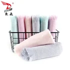 Bamboo Good Material Bamboo And Cotton Soft Light Color Face Towel With Tassels
