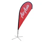 Beach Flag, Teardrop Flag, Custom Knife Flag With Pole And Base