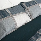 Low price printed american style bedding quilt cover sheets bed set
